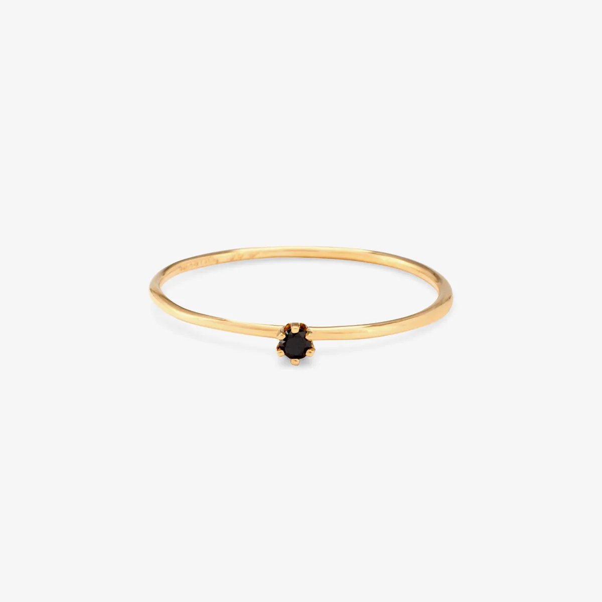 R1601BK | Baby Black Diamond Ring