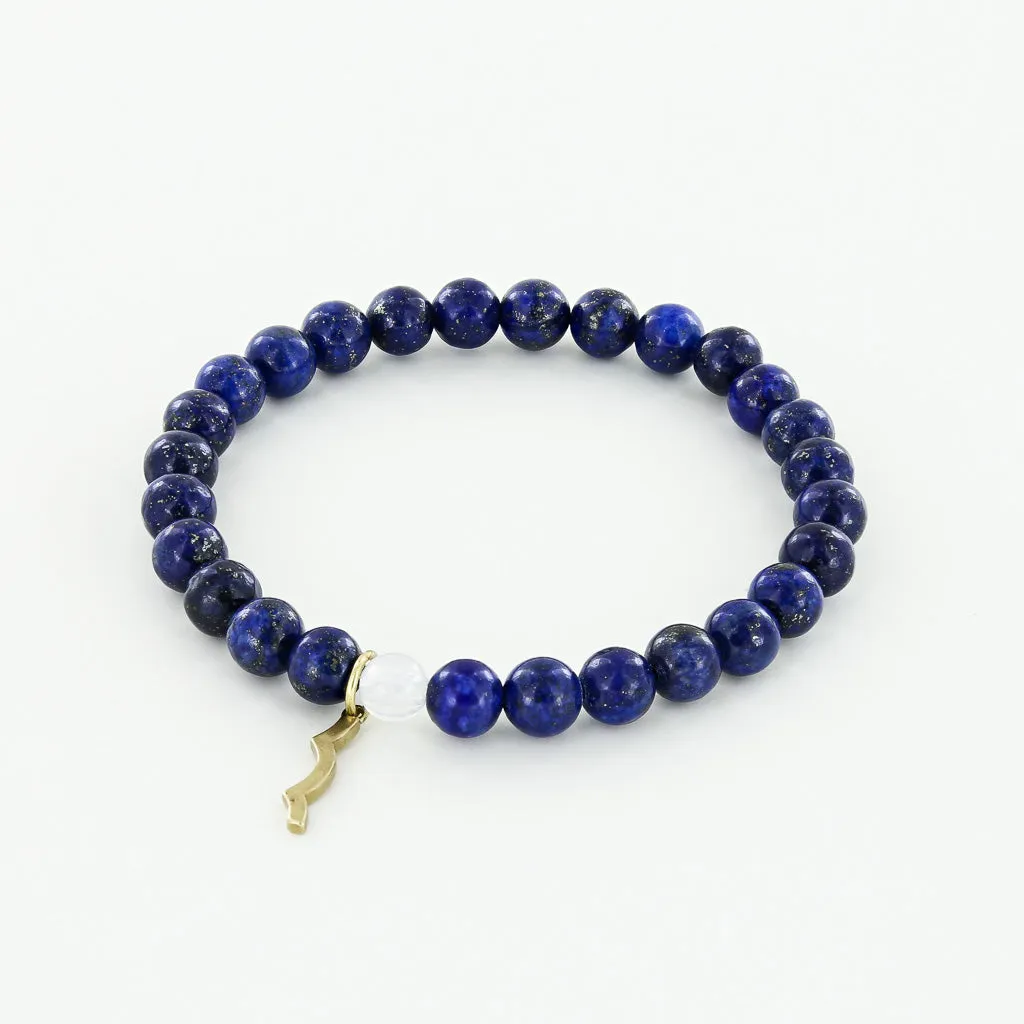 Rayminder UV Awareness Bracelet in Lapis Lazuli