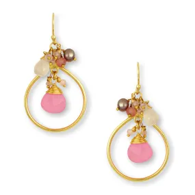 Robin Earrings Pink