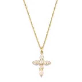 Rose Cut Diamond Faith Pendant Necklace | Ready to Ship