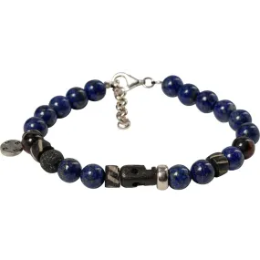 Round Gemstone Bracelet 8mm - DBL Dark Blue