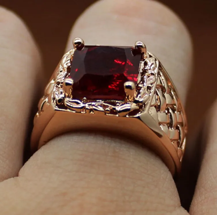 Ruby engagement ring