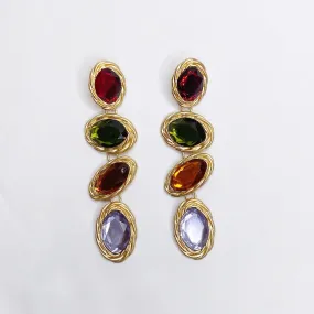 Serafina Gemstone Drop Earring