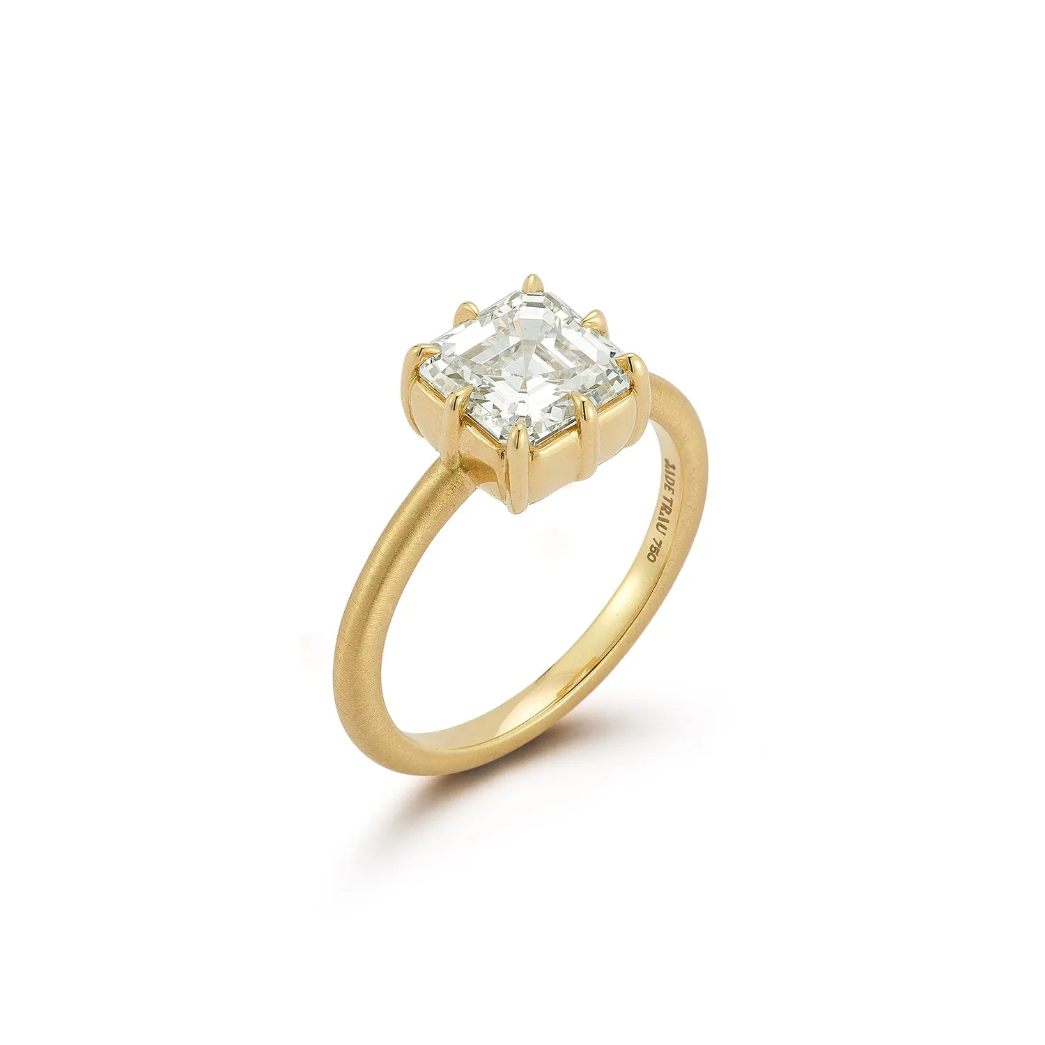 Sienna Asscher Solitaire Ring (2.22tcw)