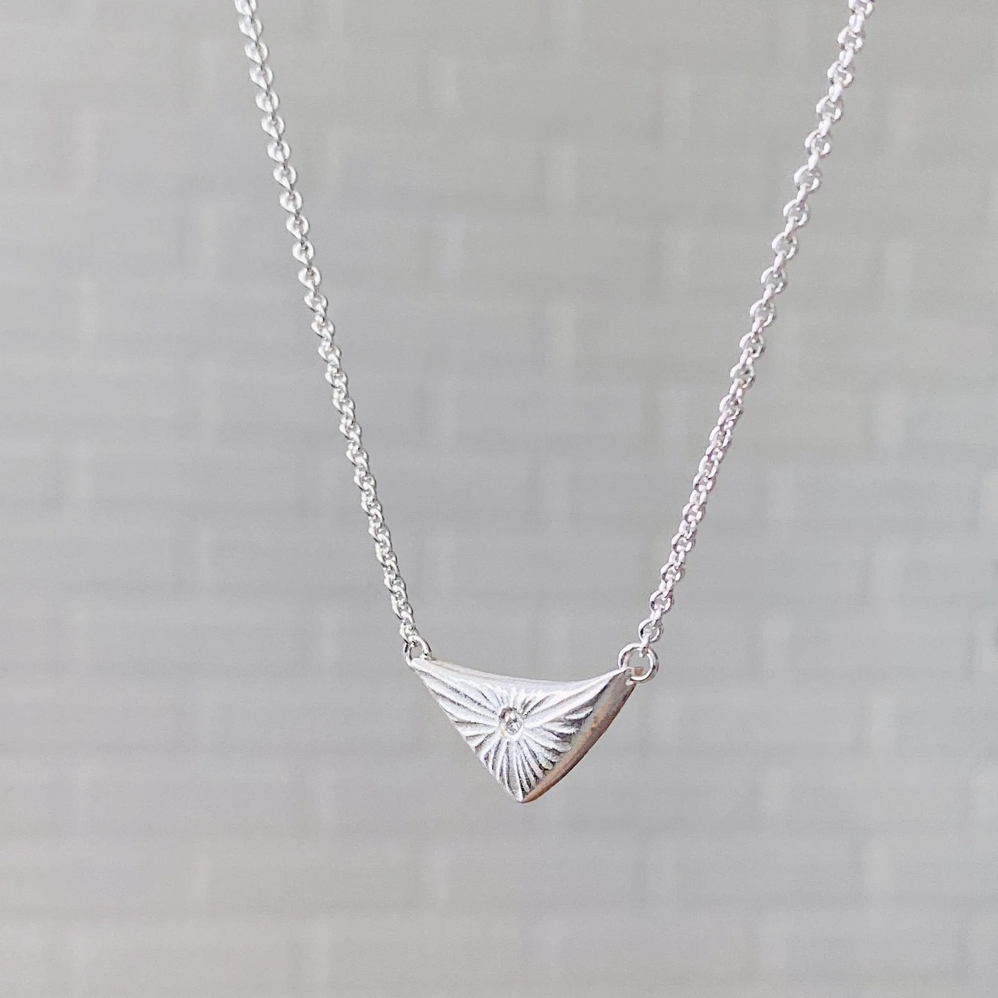 Silver Flash Necklace