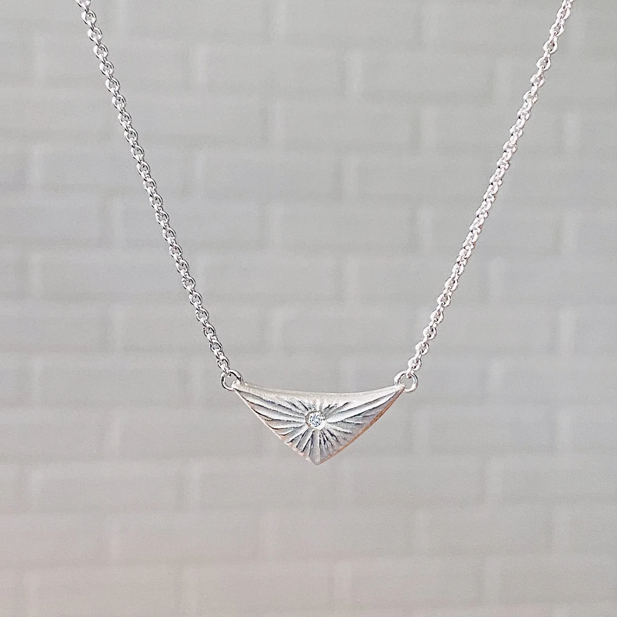 Silver Flash Necklace