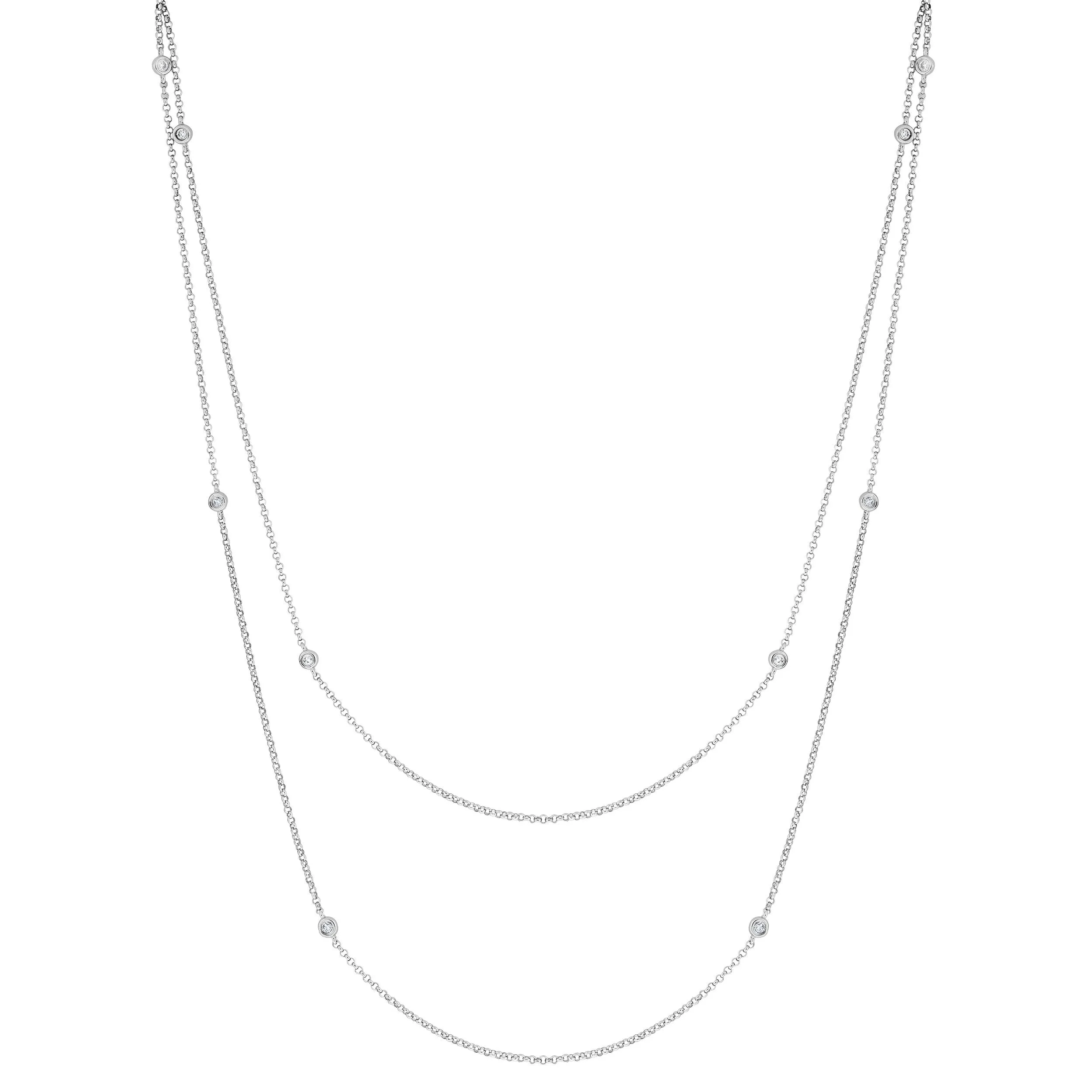 Silver Necklace - BJEESP286D