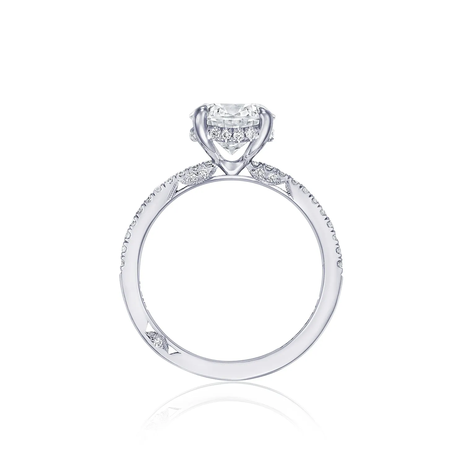 Simply Tacori Round Hidden Halo Engagement Ring