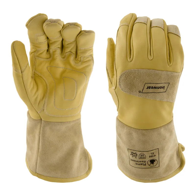 Single Pair - Goat Grain Electrical Leather Glove (Flame Resistant)