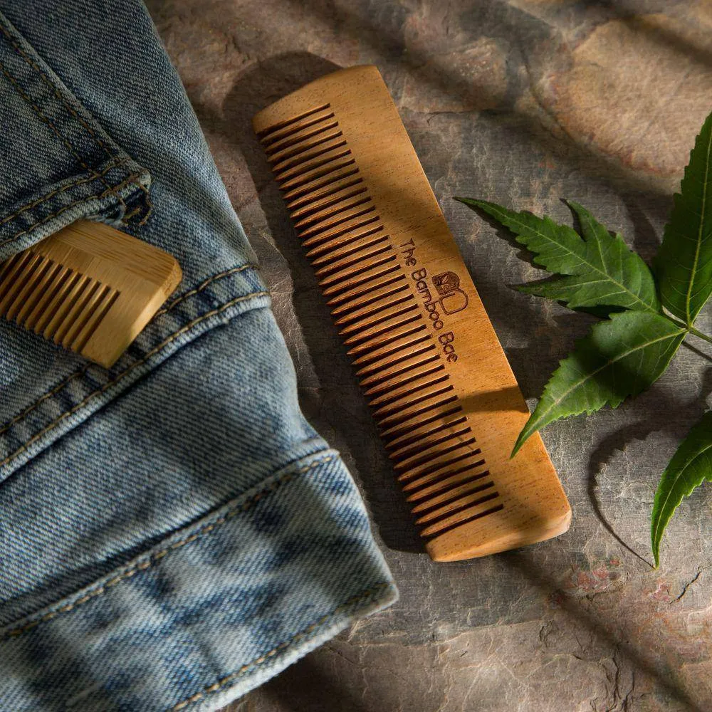 Size Comb | Travel Comb | HandmNeem Comb | Pocketade