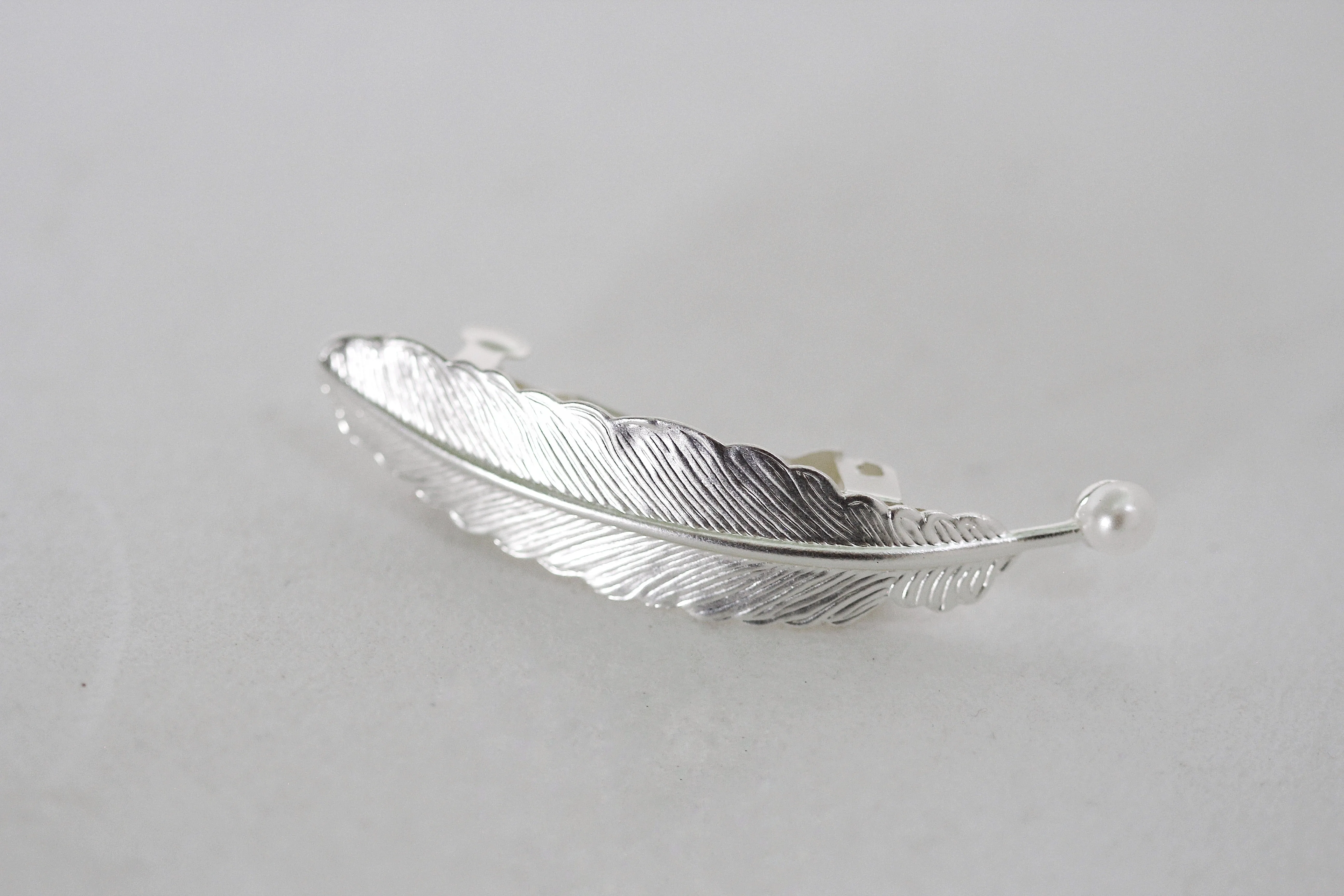 Small Feather Barrette