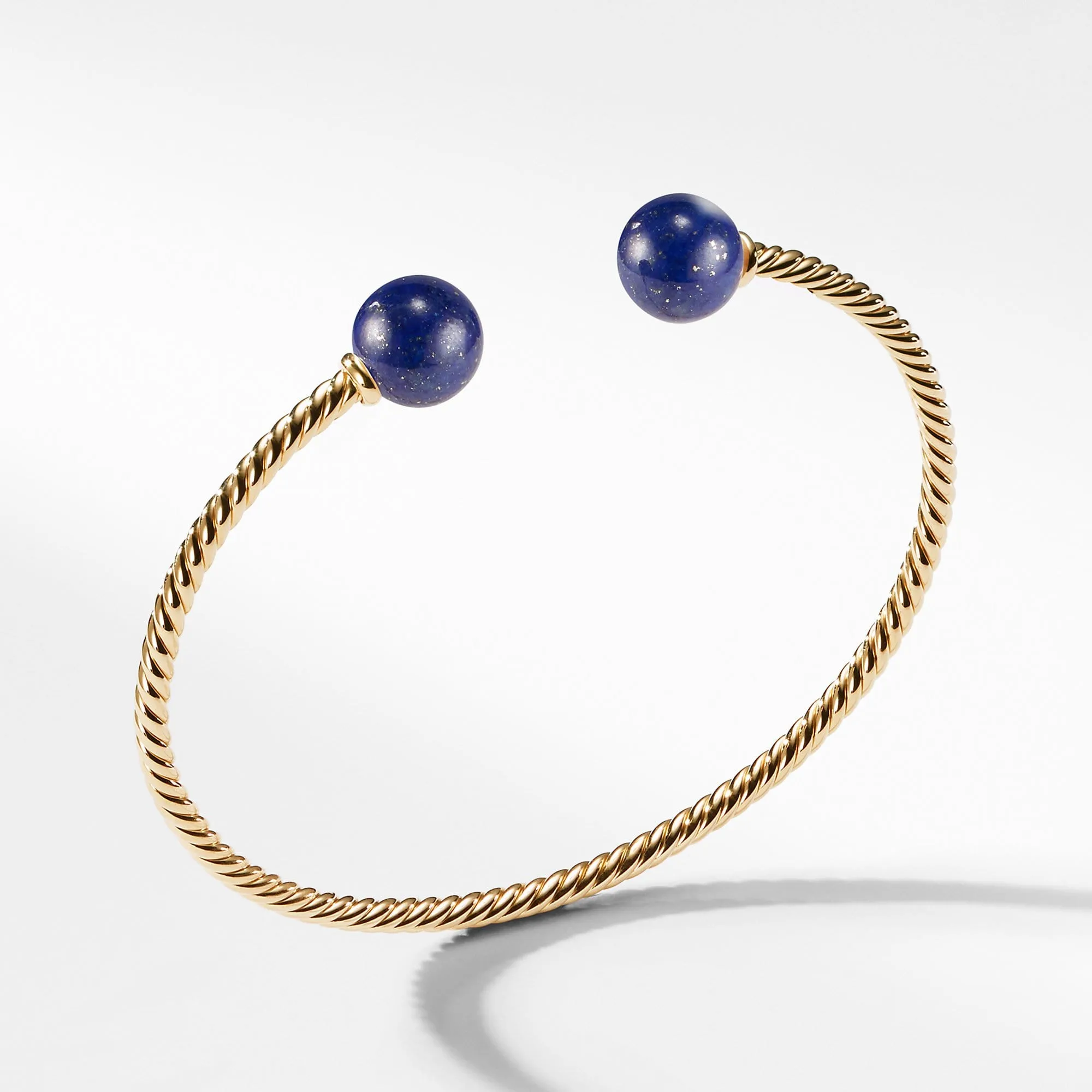 Solari Bead Bracelet with Lapis Lazuli in 18K Gold