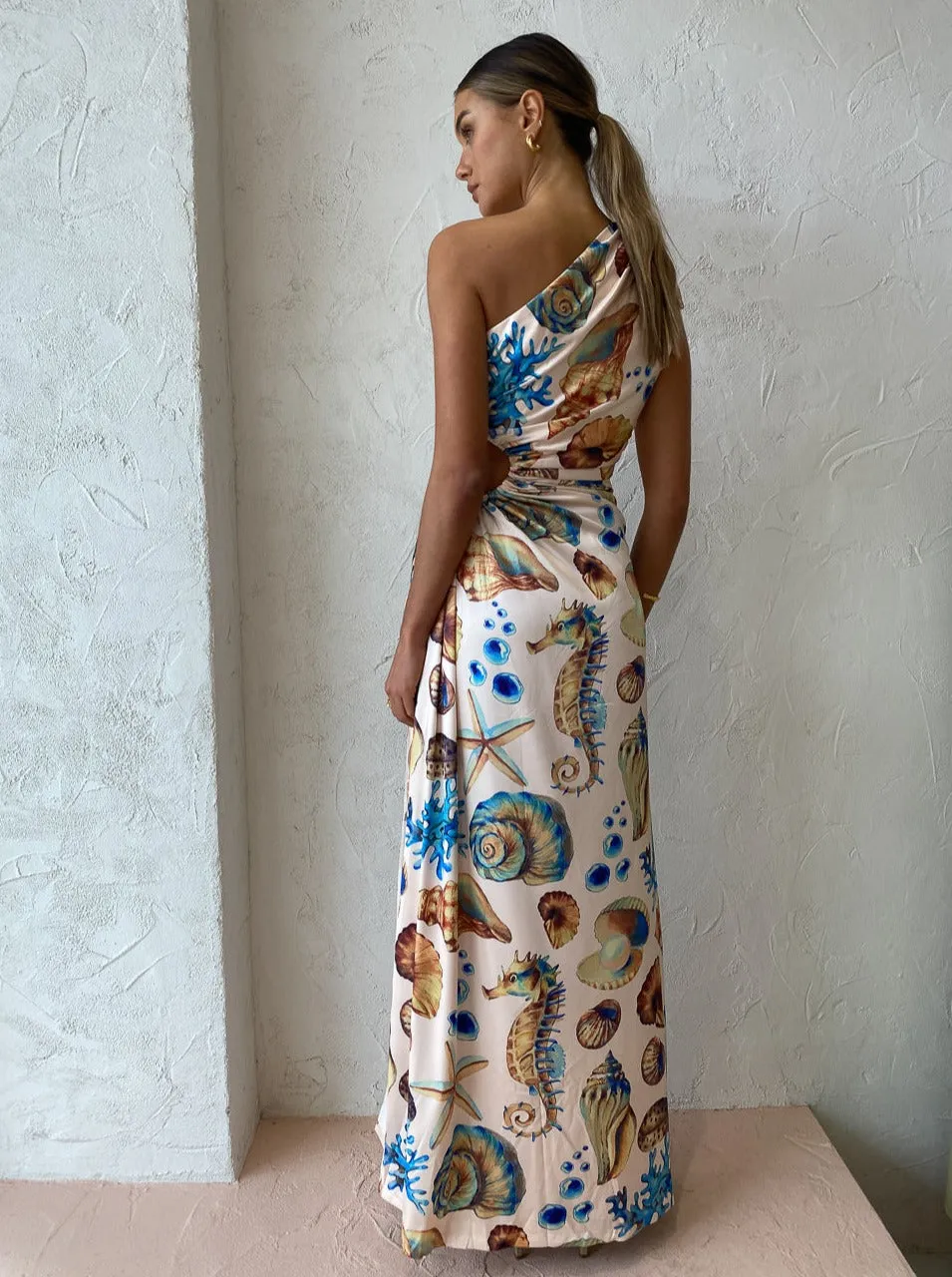 Sonya Nour Maxi Dress in Seashell