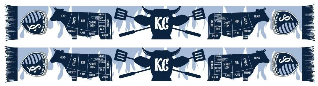 SPORTING KANSAS CITY SCARF - BBQ (HD Woven)