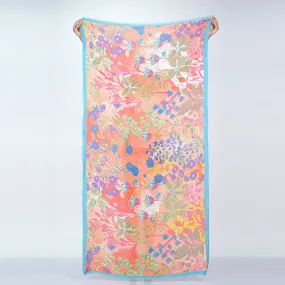 SPRING GODDESS SCARF - CORAL