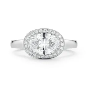 Steller Oval Diamond Engagement Ring