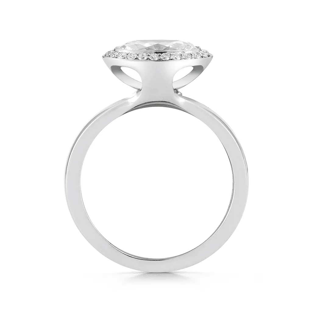 Steller Oval Diamond Engagement Ring