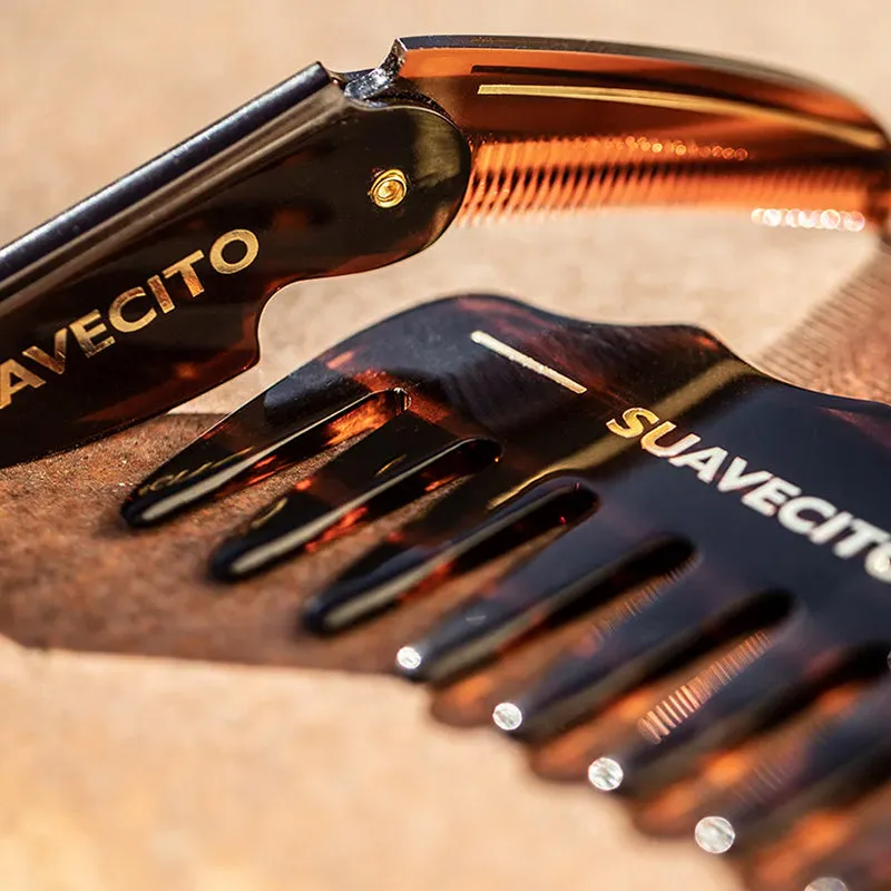 Suavecito - Deluxe Rake Pocket Comb, Amber