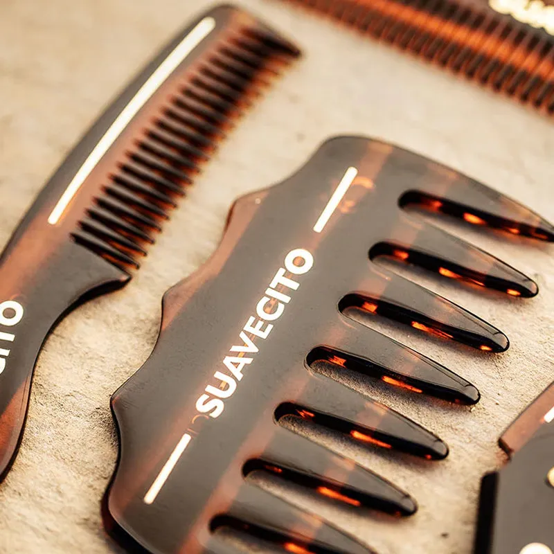 Suavecito - Deluxe Rake Pocket Comb, Amber