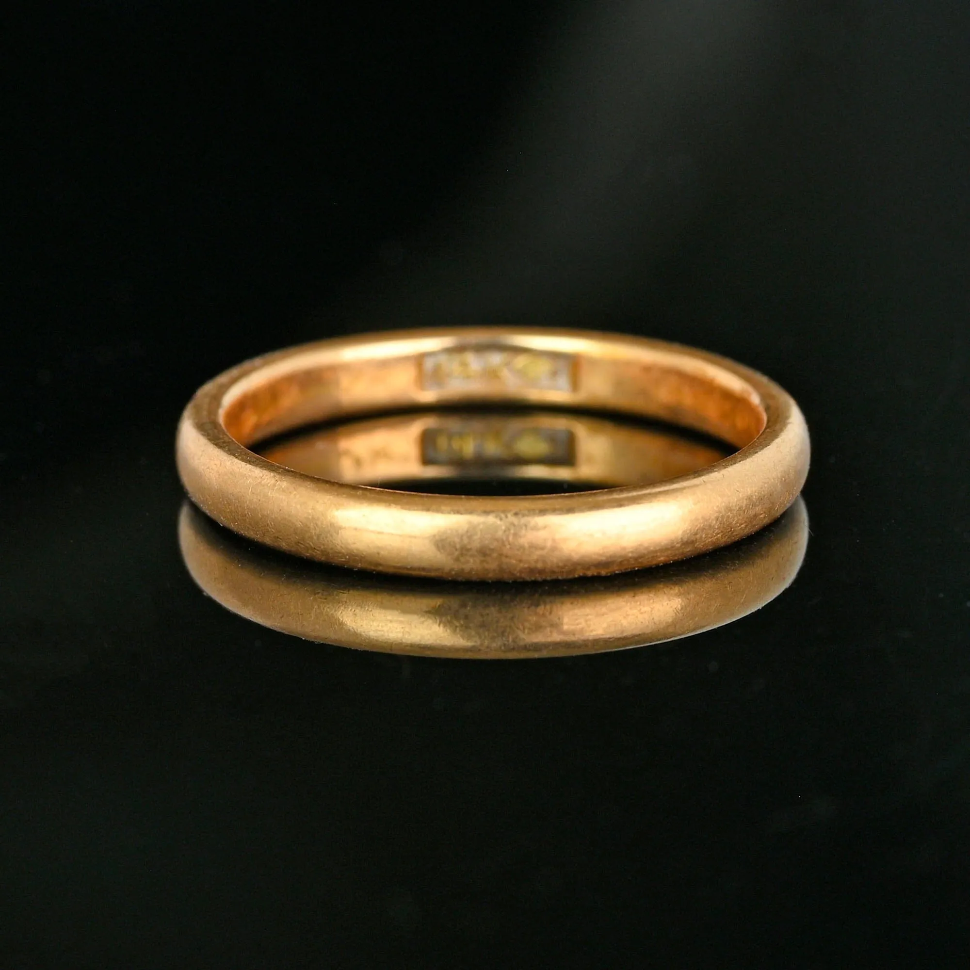 Superb Vintage 14K Gold Eternity Wedding Ring Band