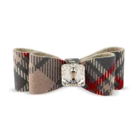 Susan Lanci Scotty Big Bow Hair Bow - Doe Plaid