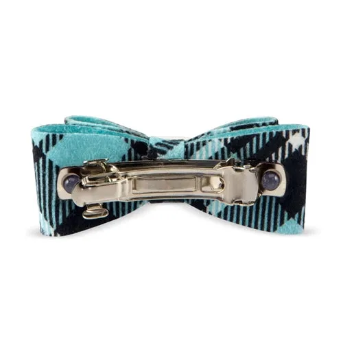 Susan Lanci Scotty Giltmore Hair Bow - Tiffi Plaid