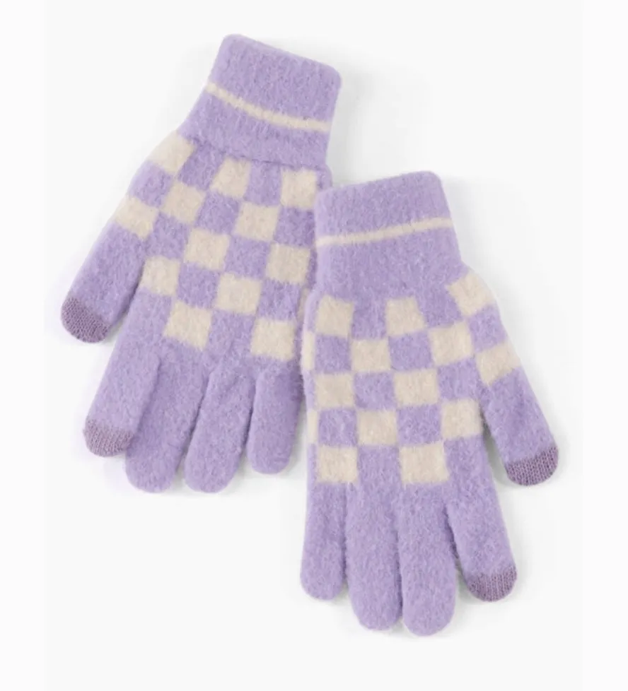 Tanner Touchscreen Gloves Lilac