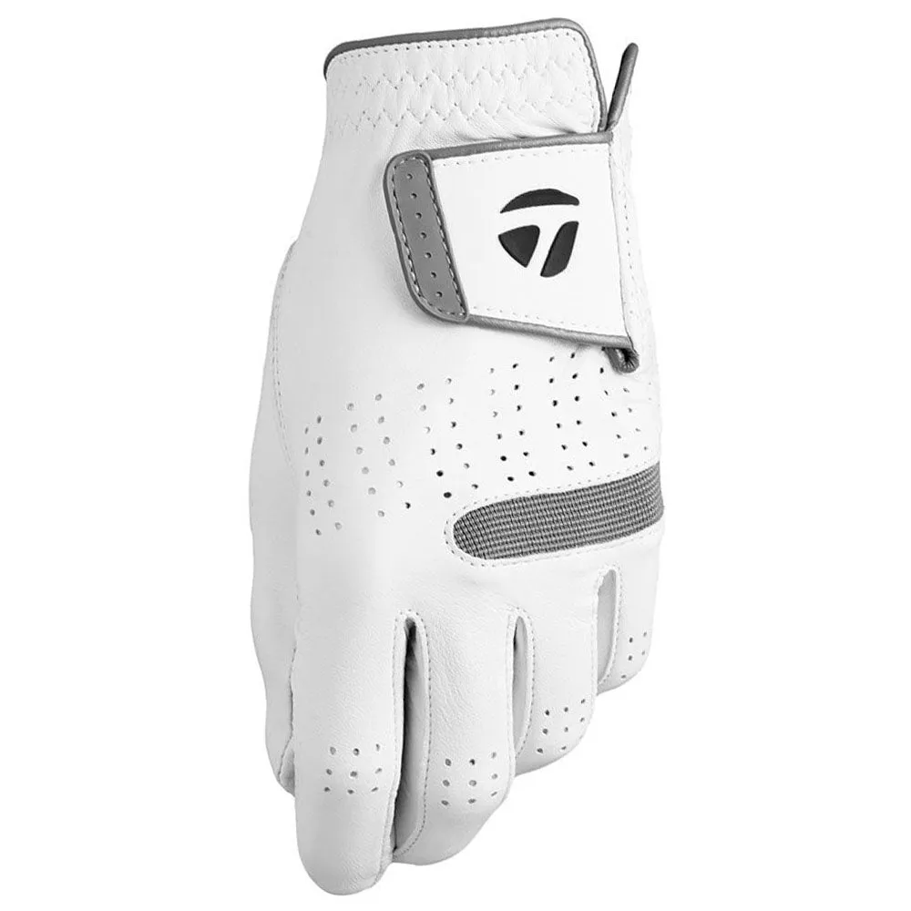 TaylorMade Tour Preferred Flex Leather Golf Glove - White