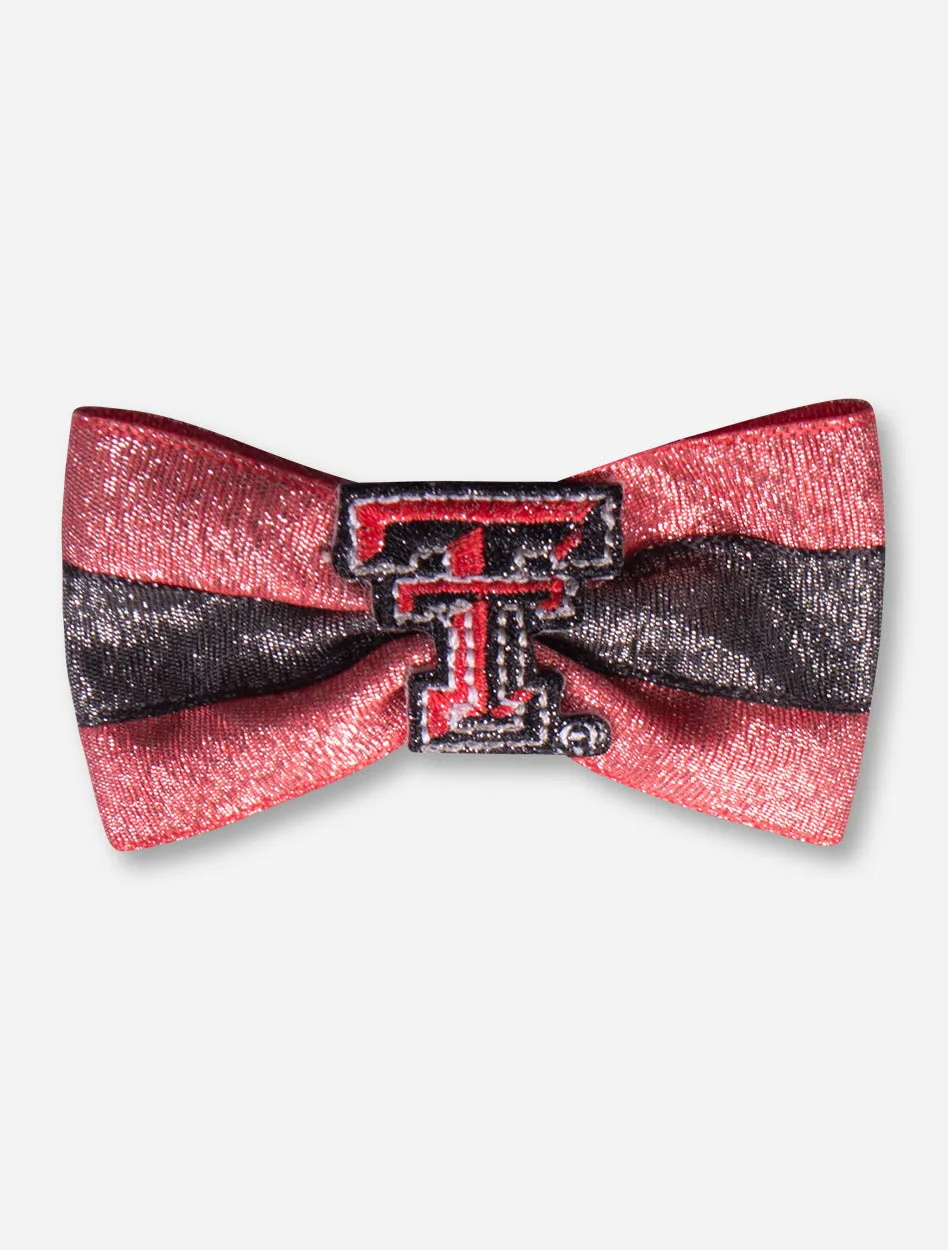 Texas Tech Double T Glitter "Tux" Bow