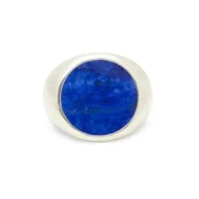 The Lapis Tablet Ring in Silver