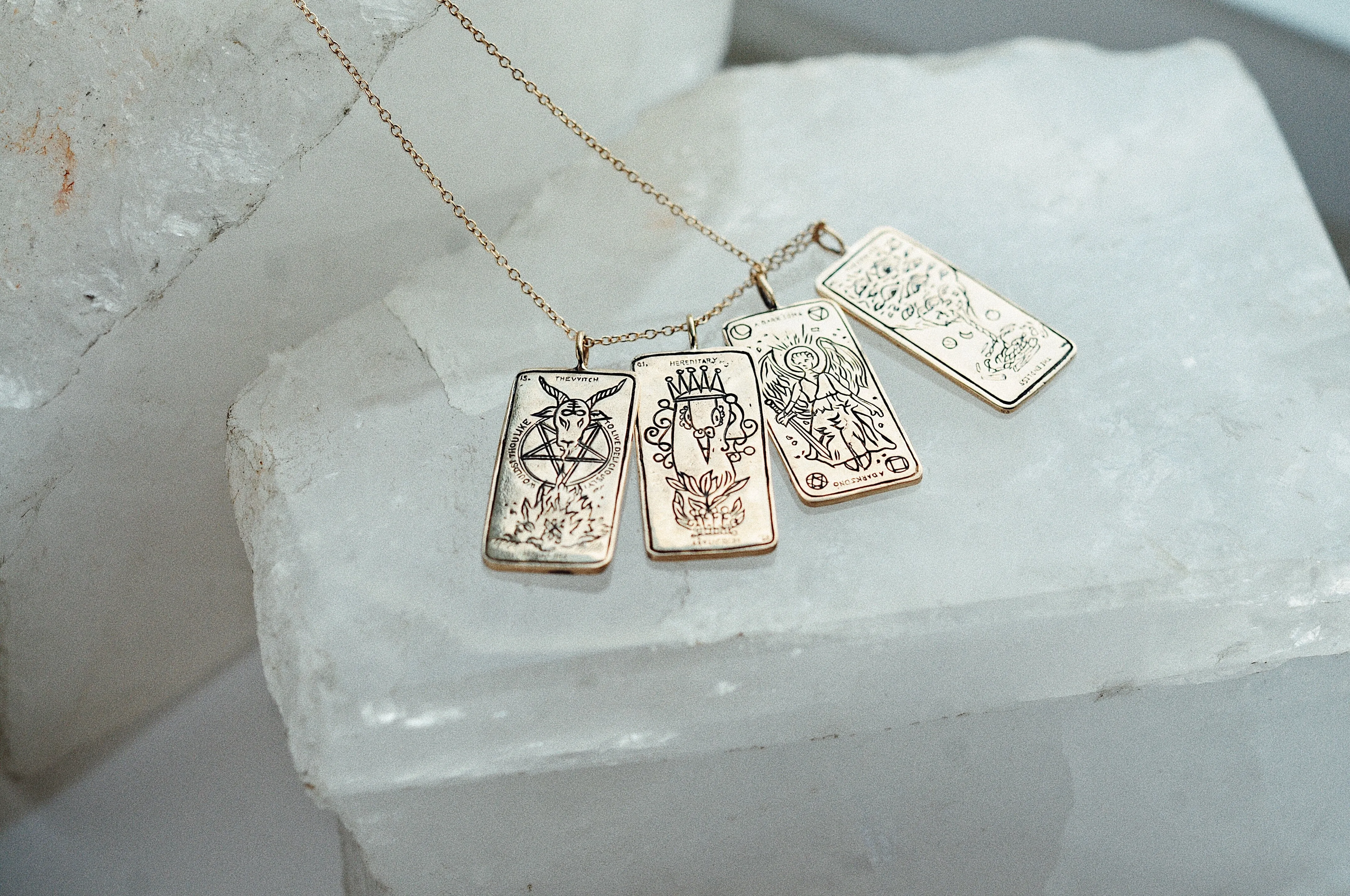 The Witch Tarot Card Necklace