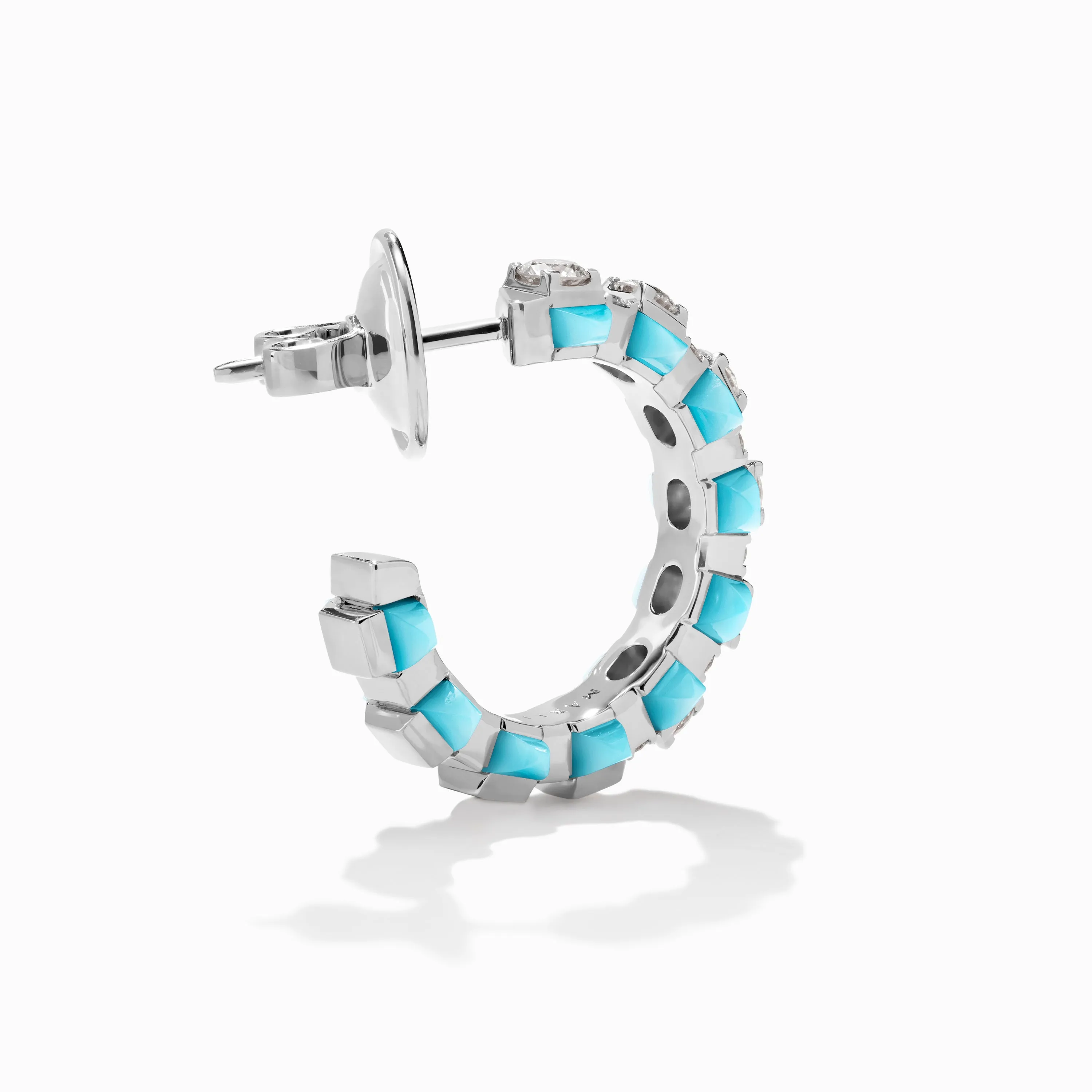 Tip-Top Diamond Small Hoop Earrings