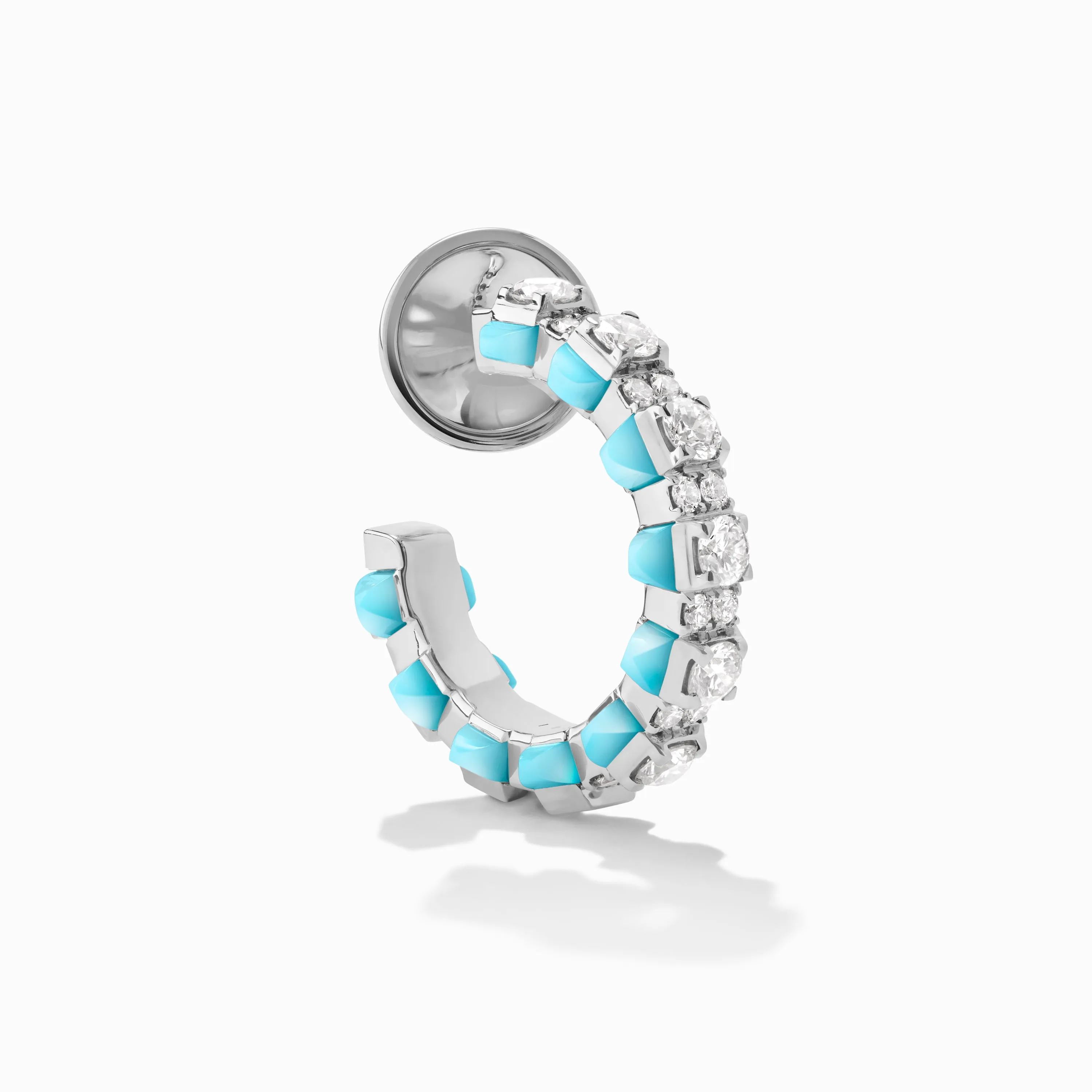 Tip-Top Diamond Small Hoop Earrings