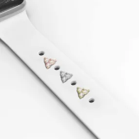 Trio Round Diamond Apple Watch Charm