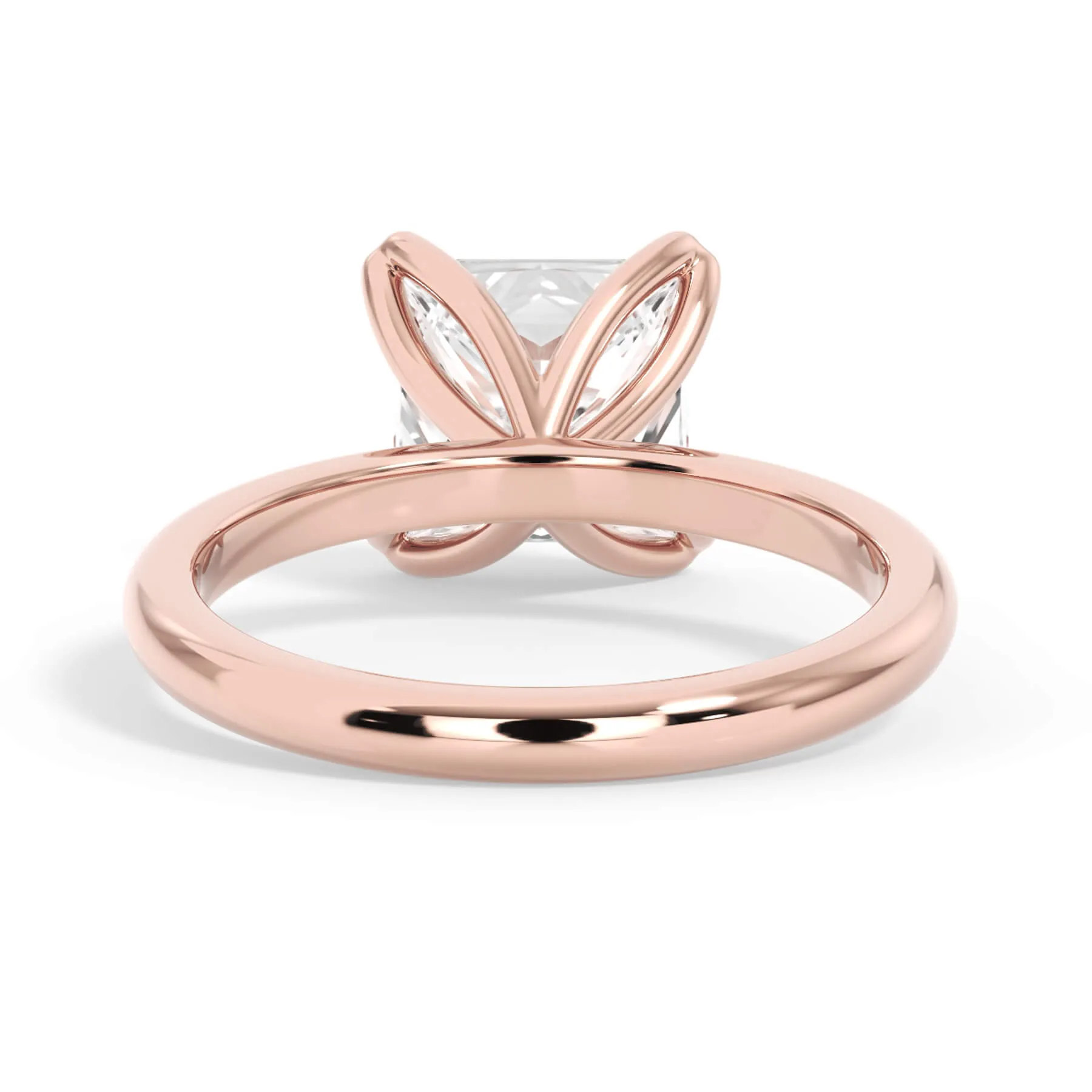 Tulip Solitaire Engagement Ring Setting