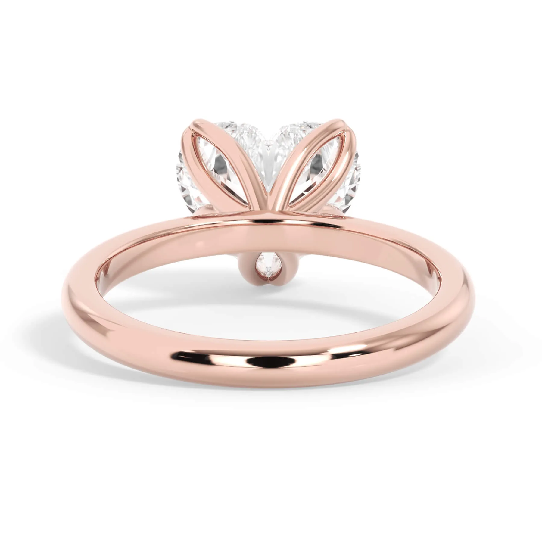 Tulip Solitaire Engagement Ring Setting