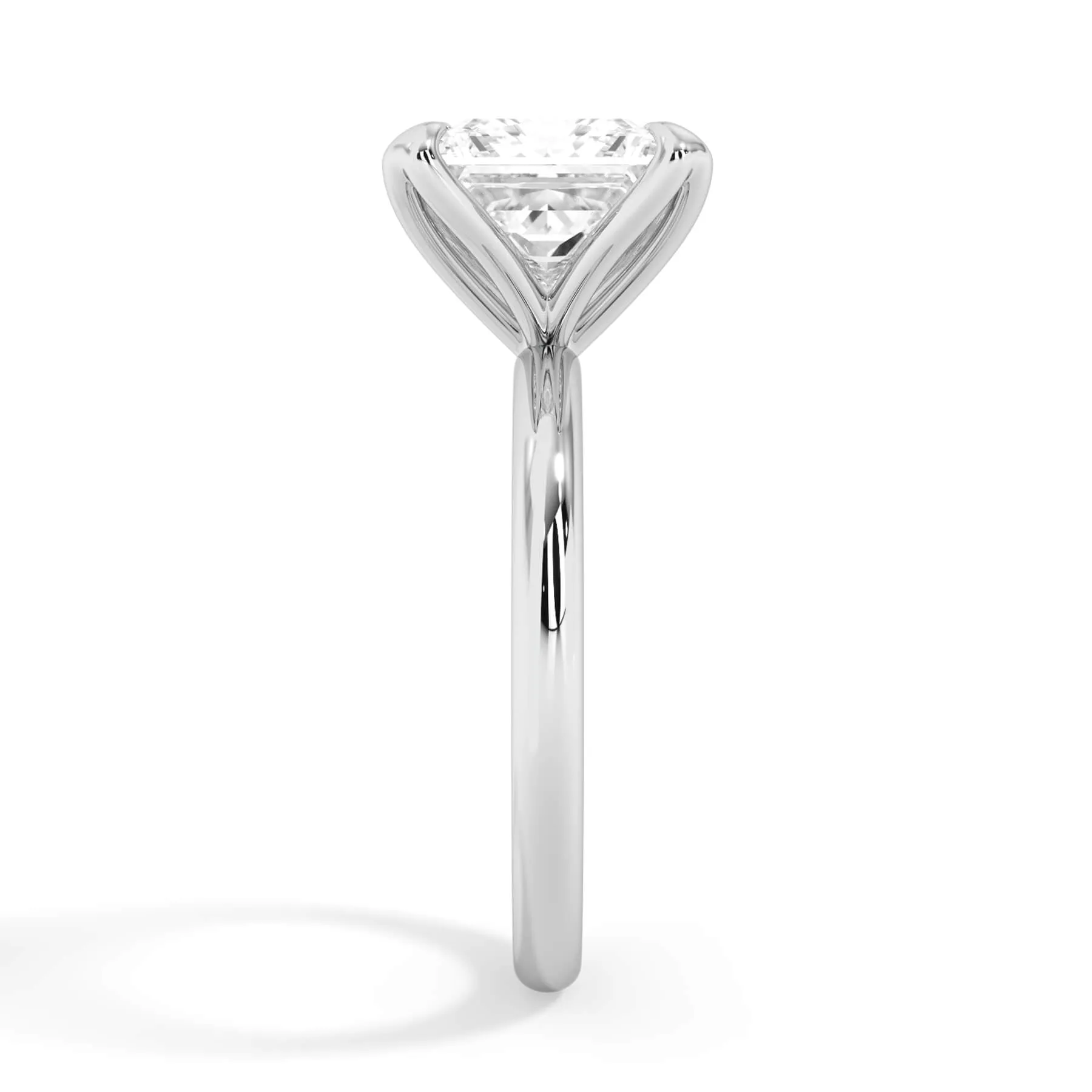 Tulip Solitaire Engagement Ring Setting