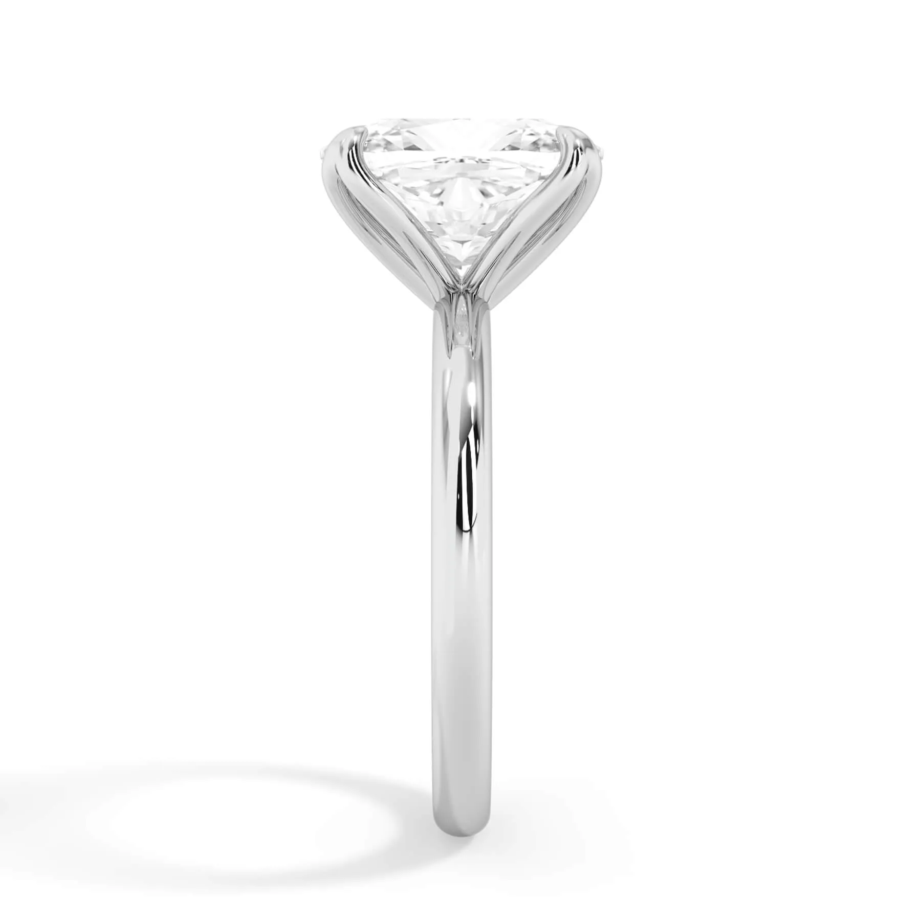 Tulip Solitaire Engagement Ring Setting