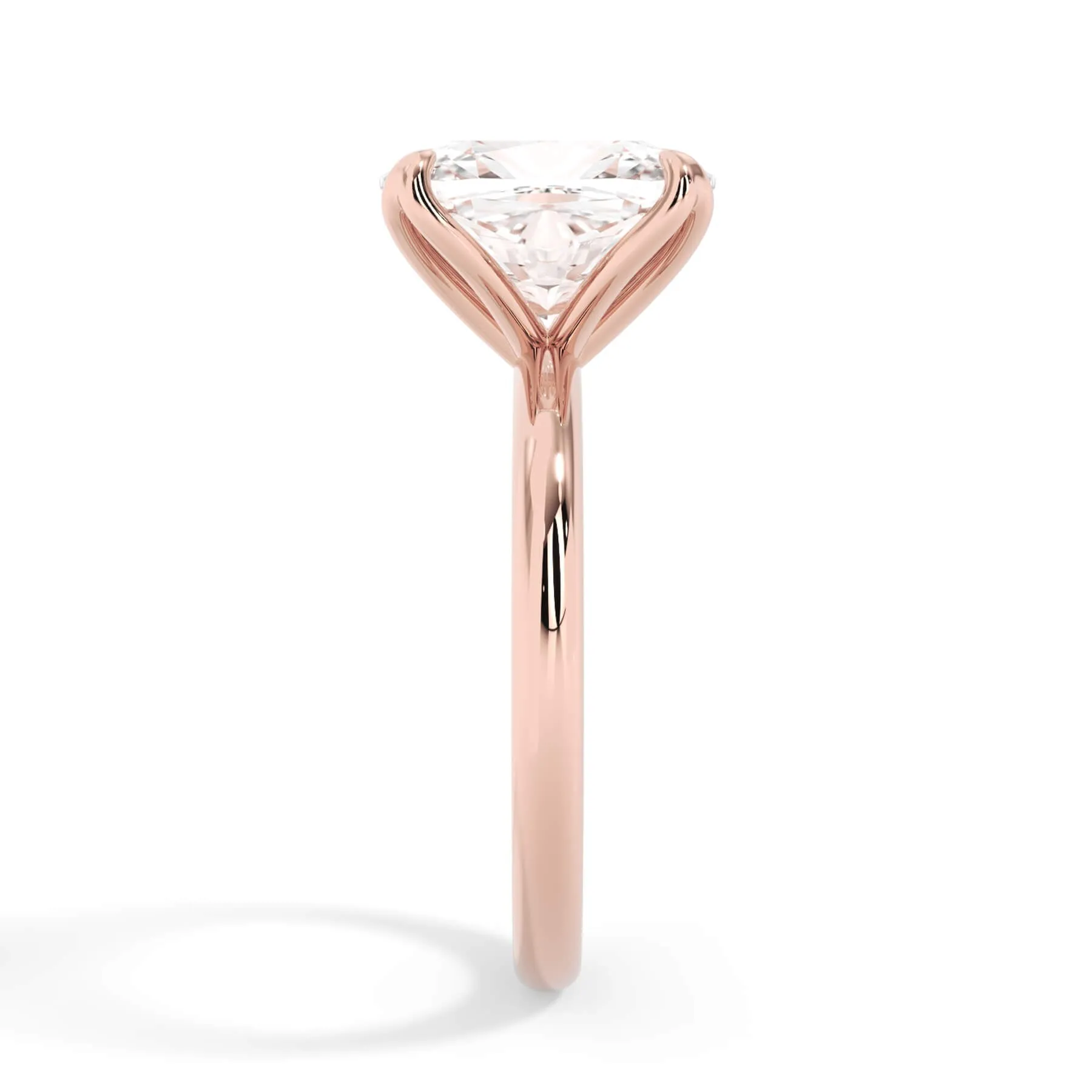 Tulip Solitaire Engagement Ring Setting