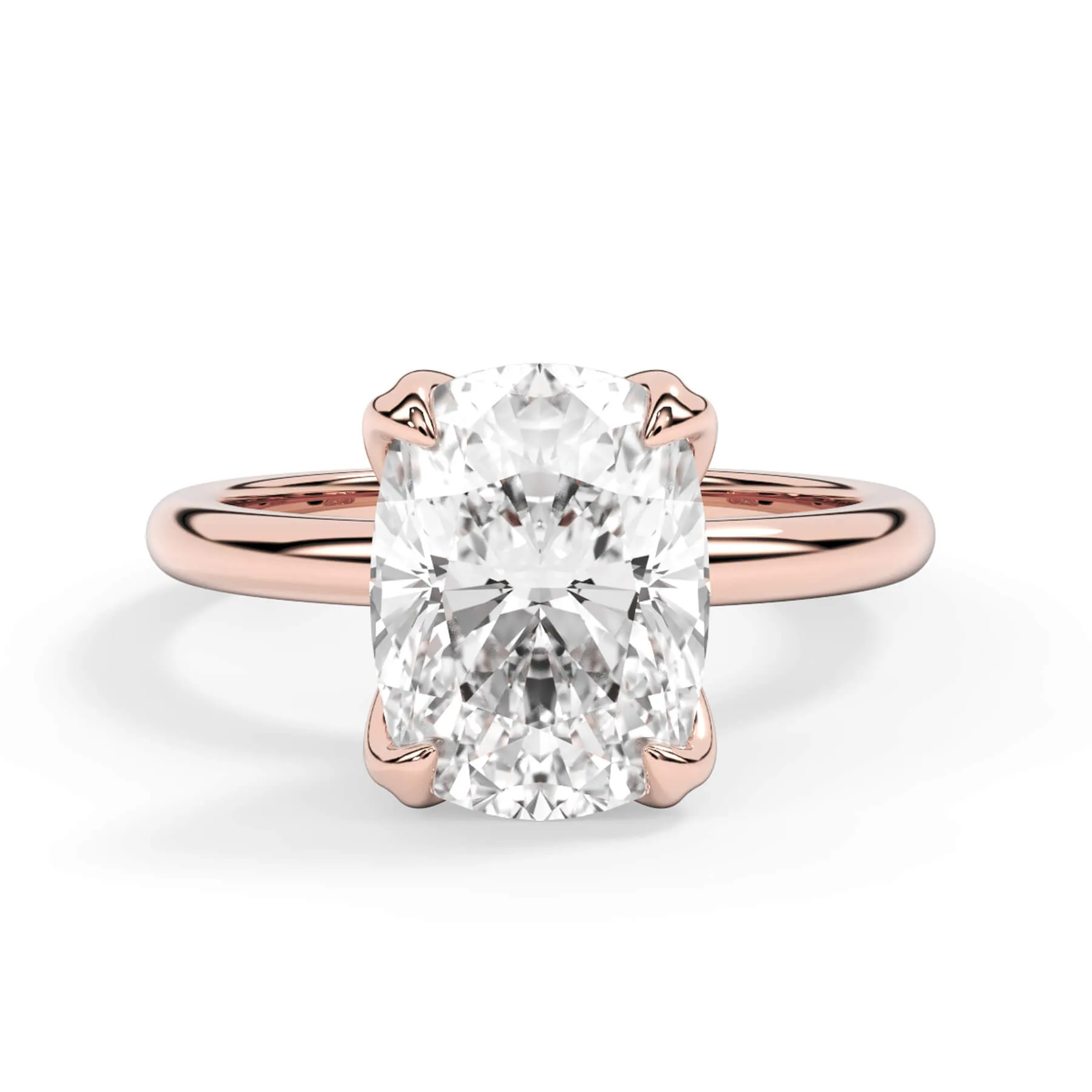 Tulip Solitaire Engagement Ring Setting