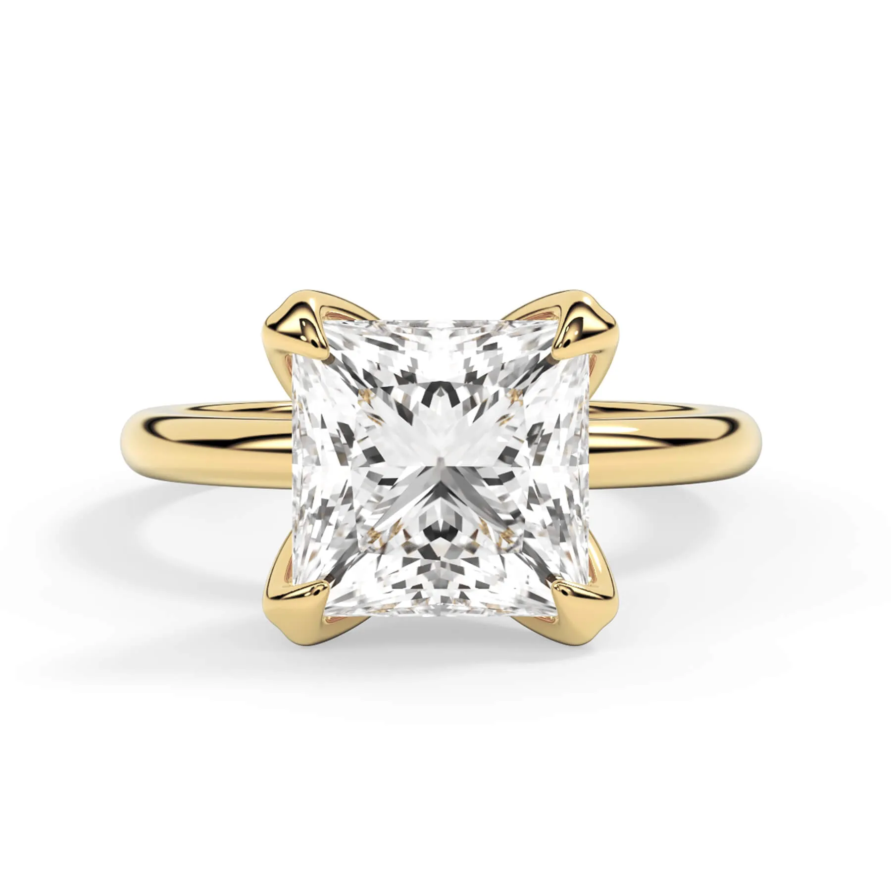 Tulip Solitaire Engagement Ring Setting