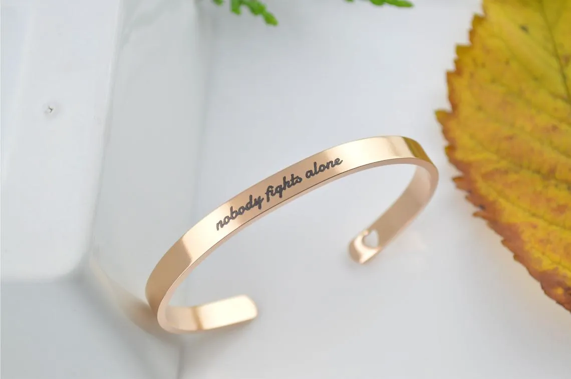 Uplifting Cuff Bracelet Bridesmaid Gift