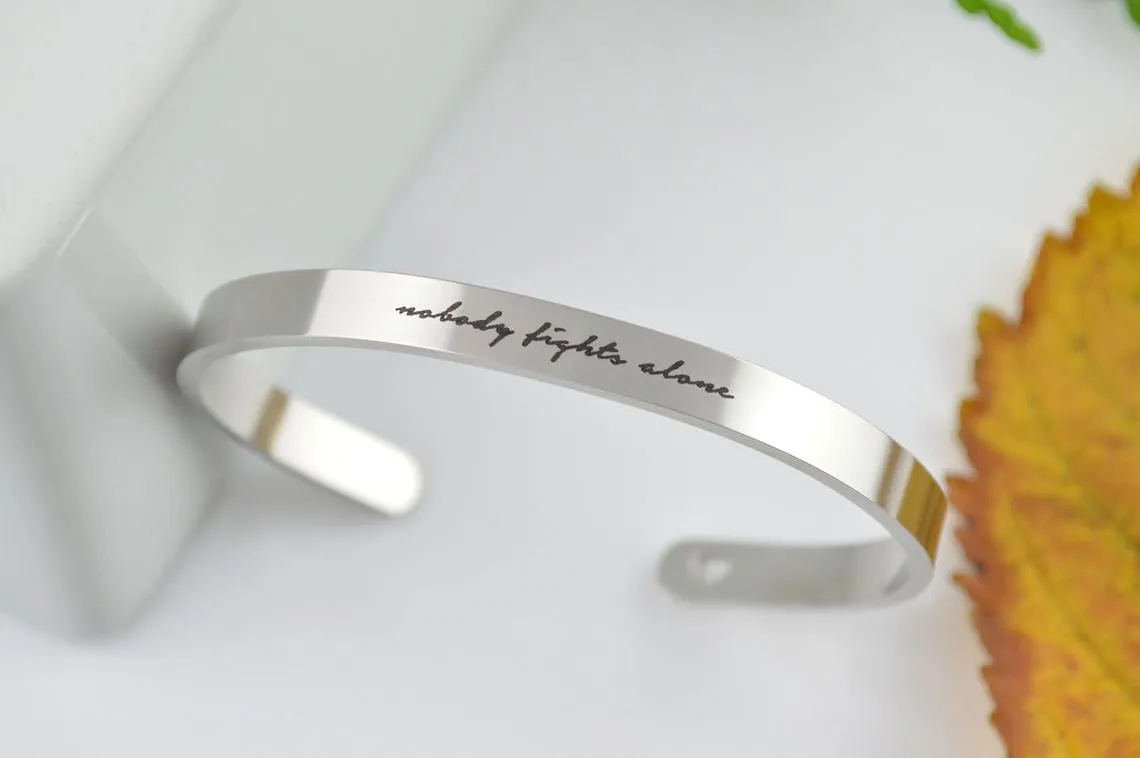 Uplifting Cuff Bracelet Bridesmaid Gift