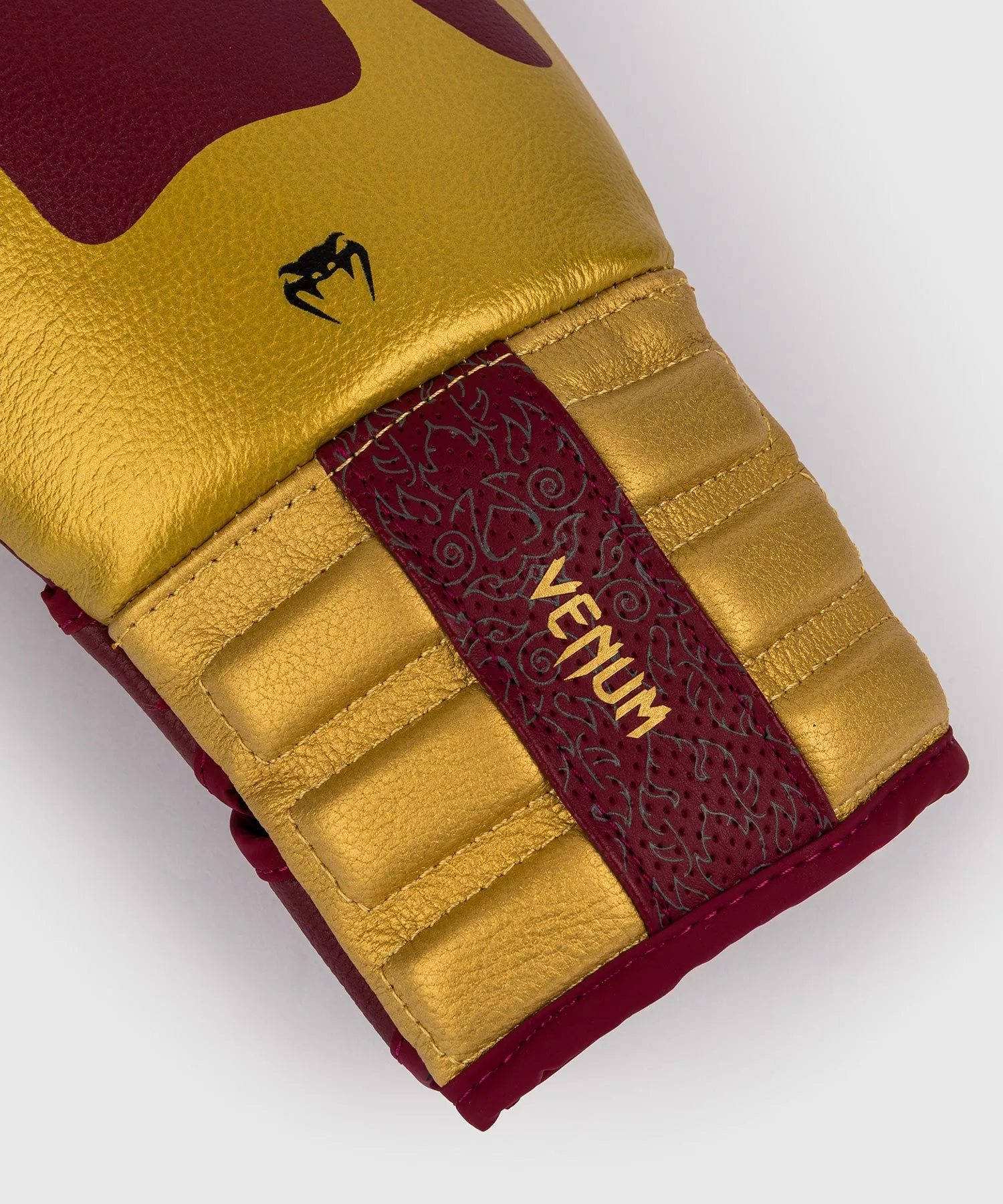 Venum Reverso Boxing Gloves - Cherry Red / Gold