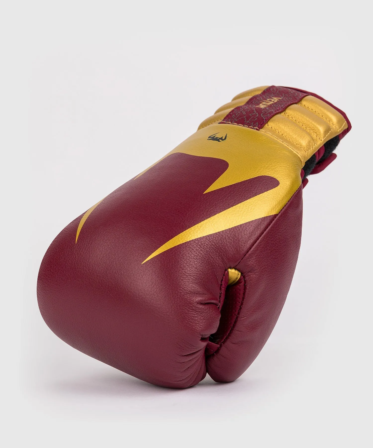 Venum Reverso Boxing Gloves - Cherry Red / Gold