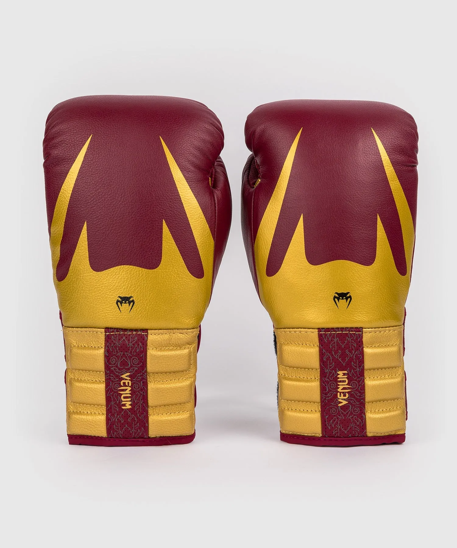 Venum Reverso Boxing Gloves - Cherry Red / Gold