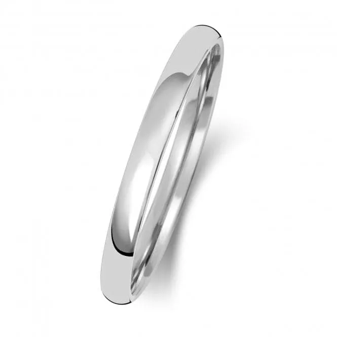 Wedding Band 18K Slight Court 2mm-1.7 Wedding  Ring WQ111WH/I