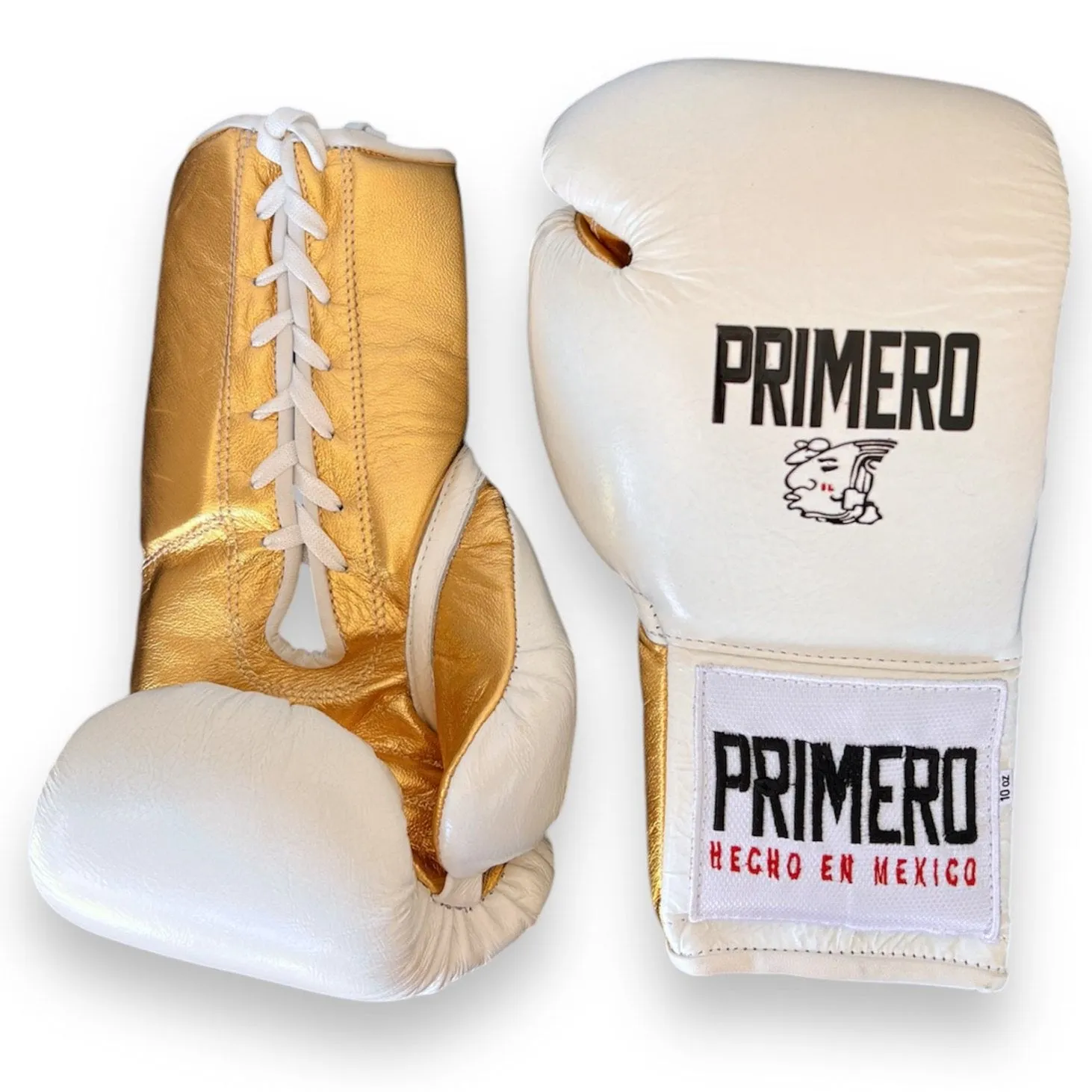 White & Gold Professional Training gloves