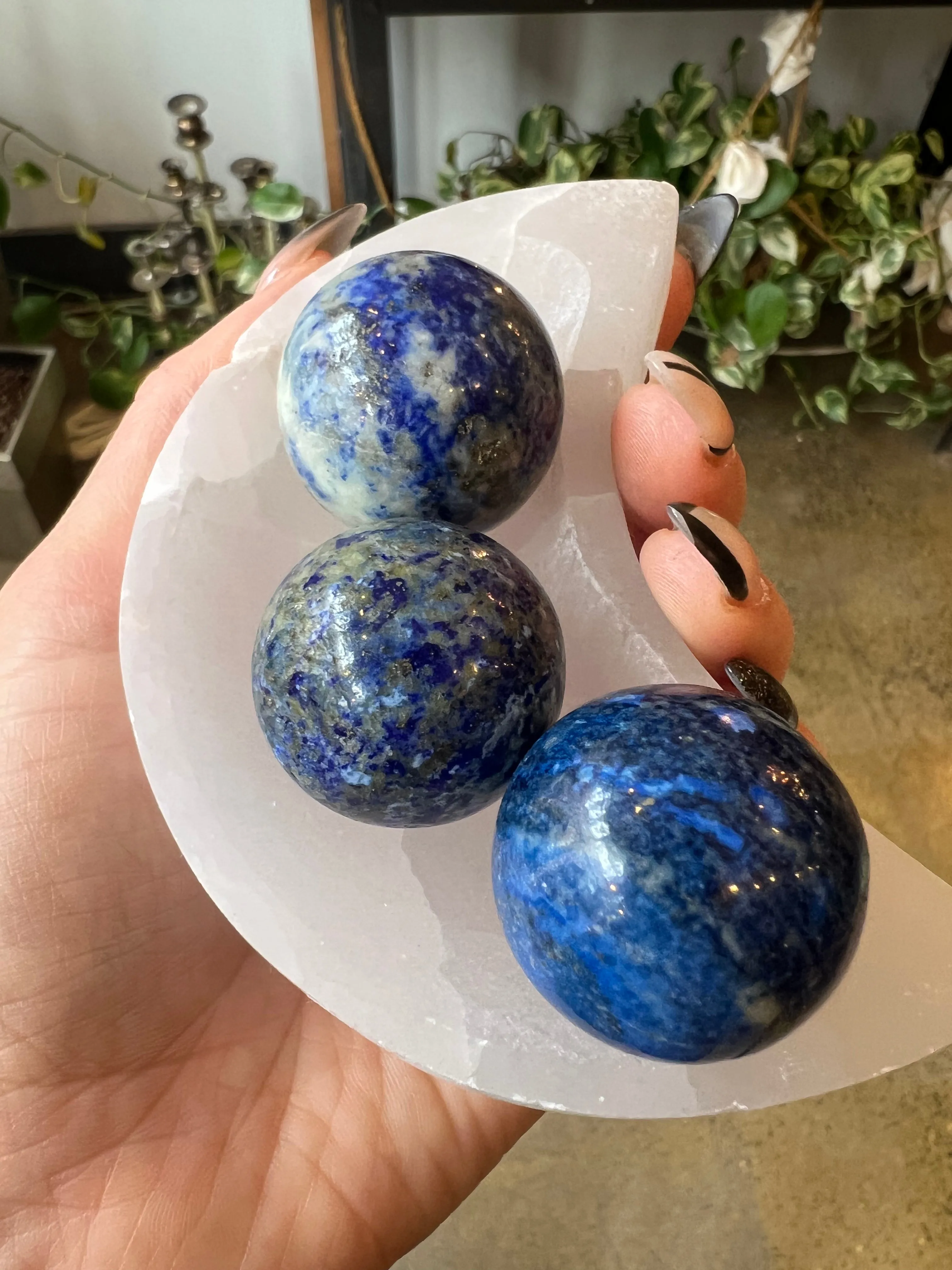 Witch's Way Blue Lapis Sphere