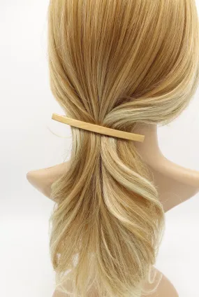 wood hair barrette thin hair accessory for women